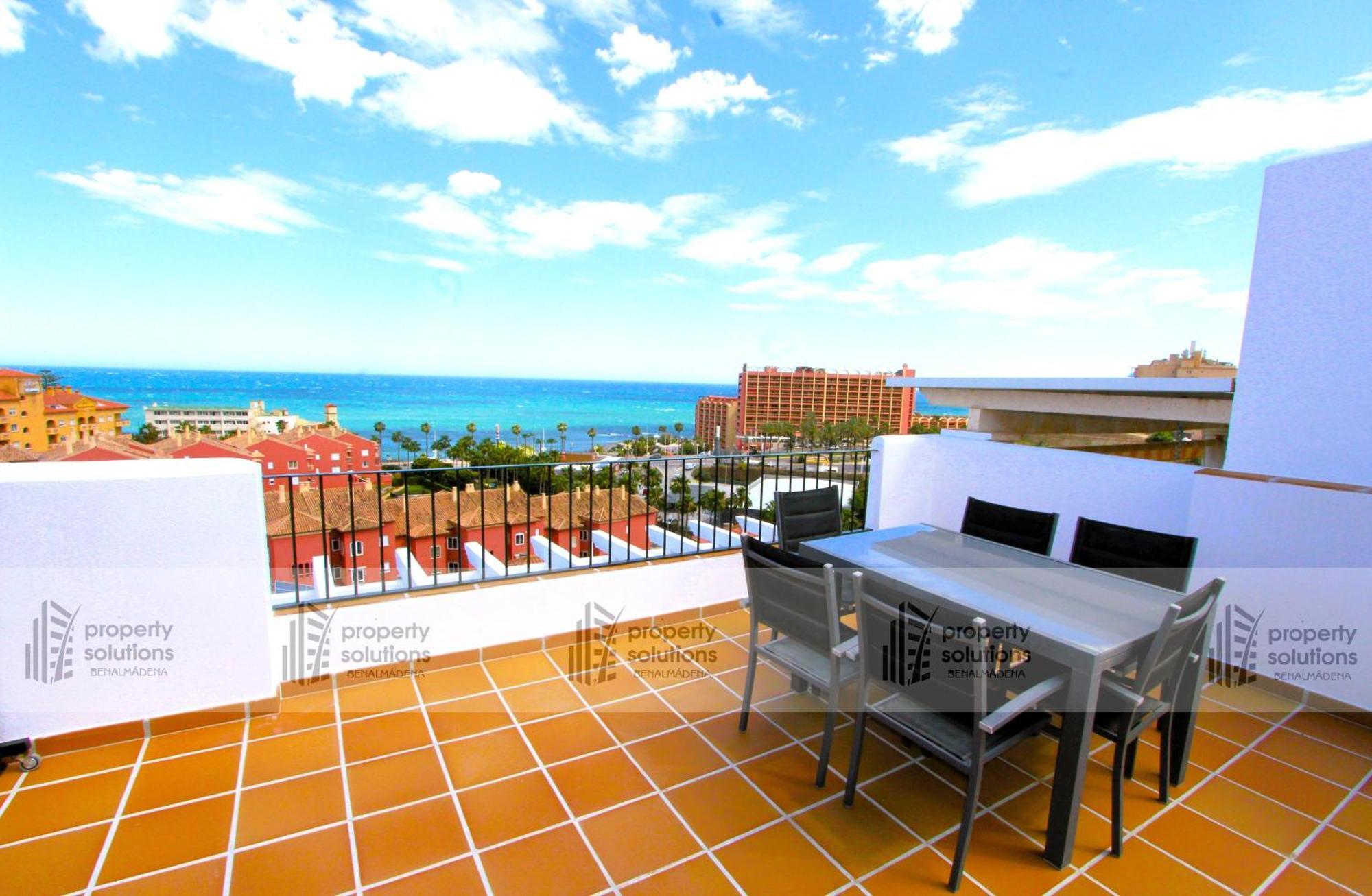 Lomas De Mena, 21 - Atico Con Vistas Al Mar - Piscina Y Barbacoa - Parking Gratis - Excelente Conexion Wifi Apartment Benalmadena Bagian luar foto
