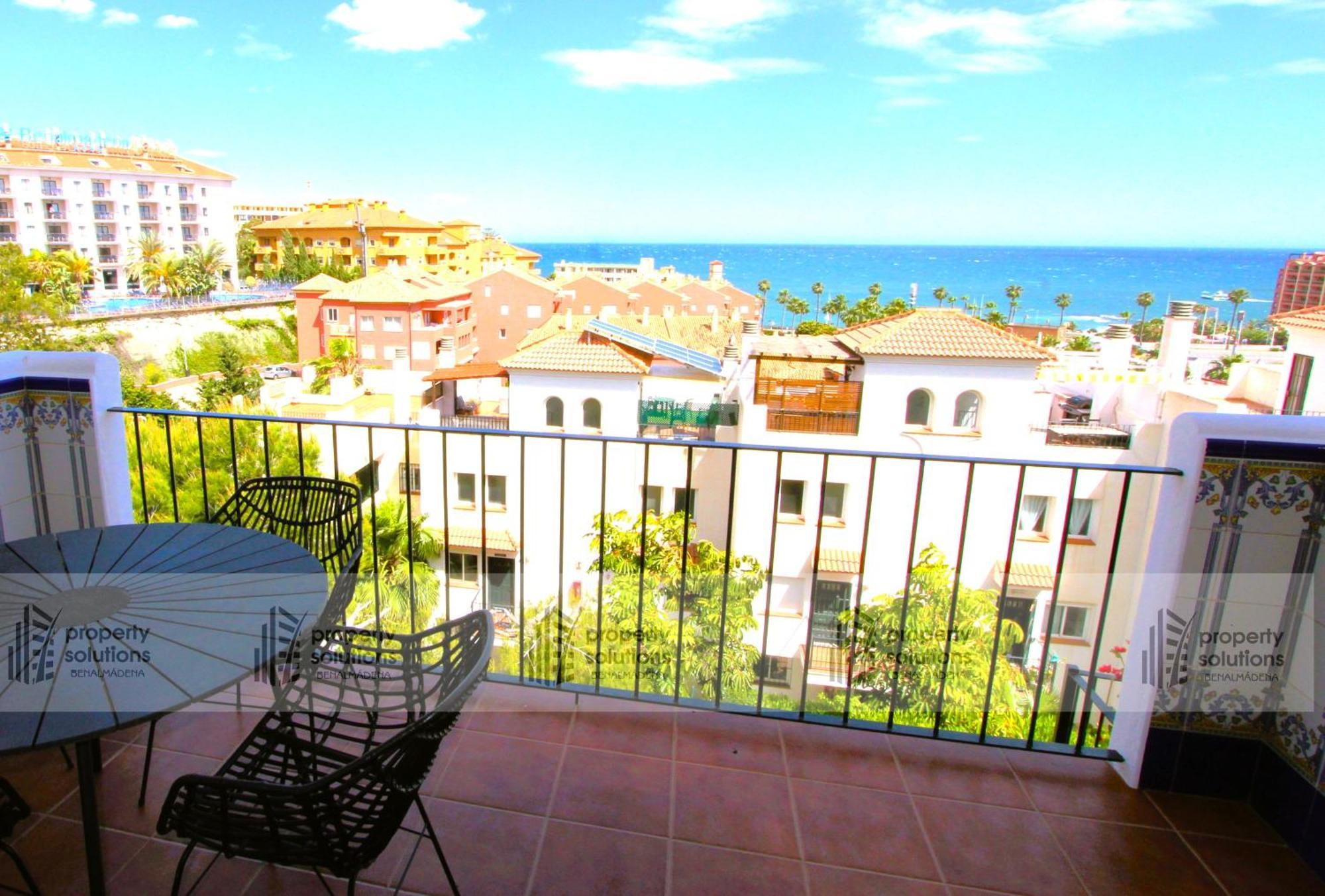 Lomas De Mena, 21 - Atico Con Vistas Al Mar - Piscina Y Barbacoa - Parking Gratis - Excelente Conexion Wifi Apartment Benalmadena Bagian luar foto